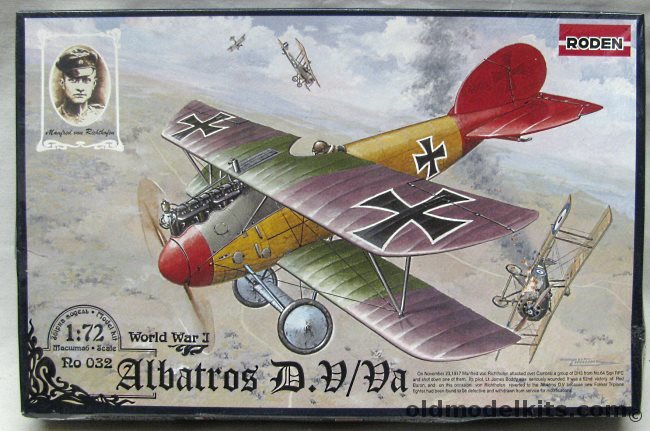Roden 1/72 Albatros D-Va / DV - Manfred von Richthofen, RO032 plastic model kit